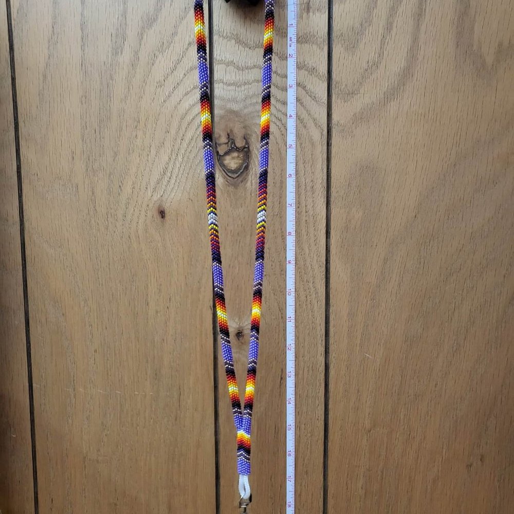 Handmade Peyote Stitch Lanyard